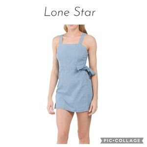 Lone Star Denim wrap skort sleeveless Romper size S NWT